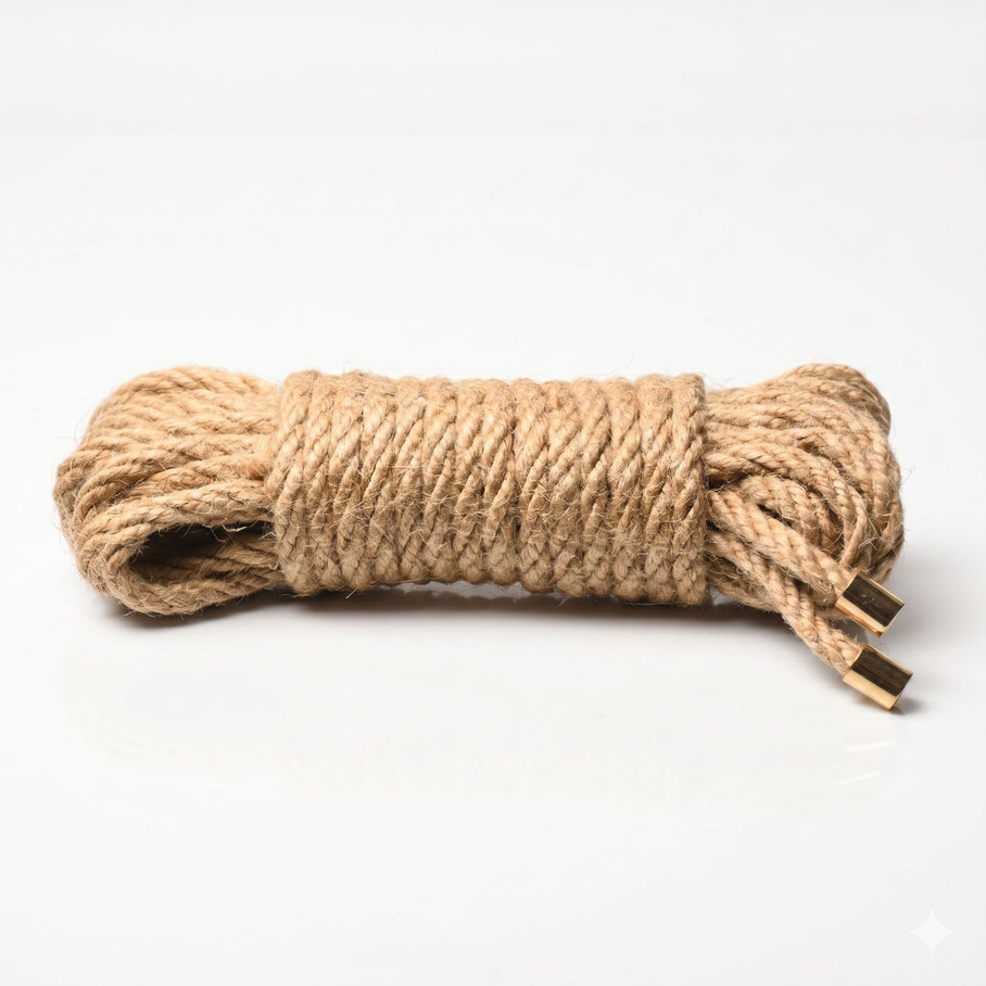Tied Up Jute Bondage Rope