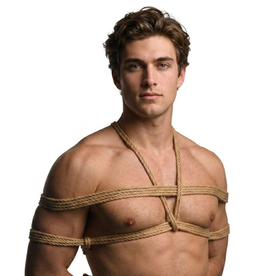 Tied Up Jute Bondage Rope