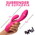 10X Flexible Silicone Rabbit Vibrator Pink 4