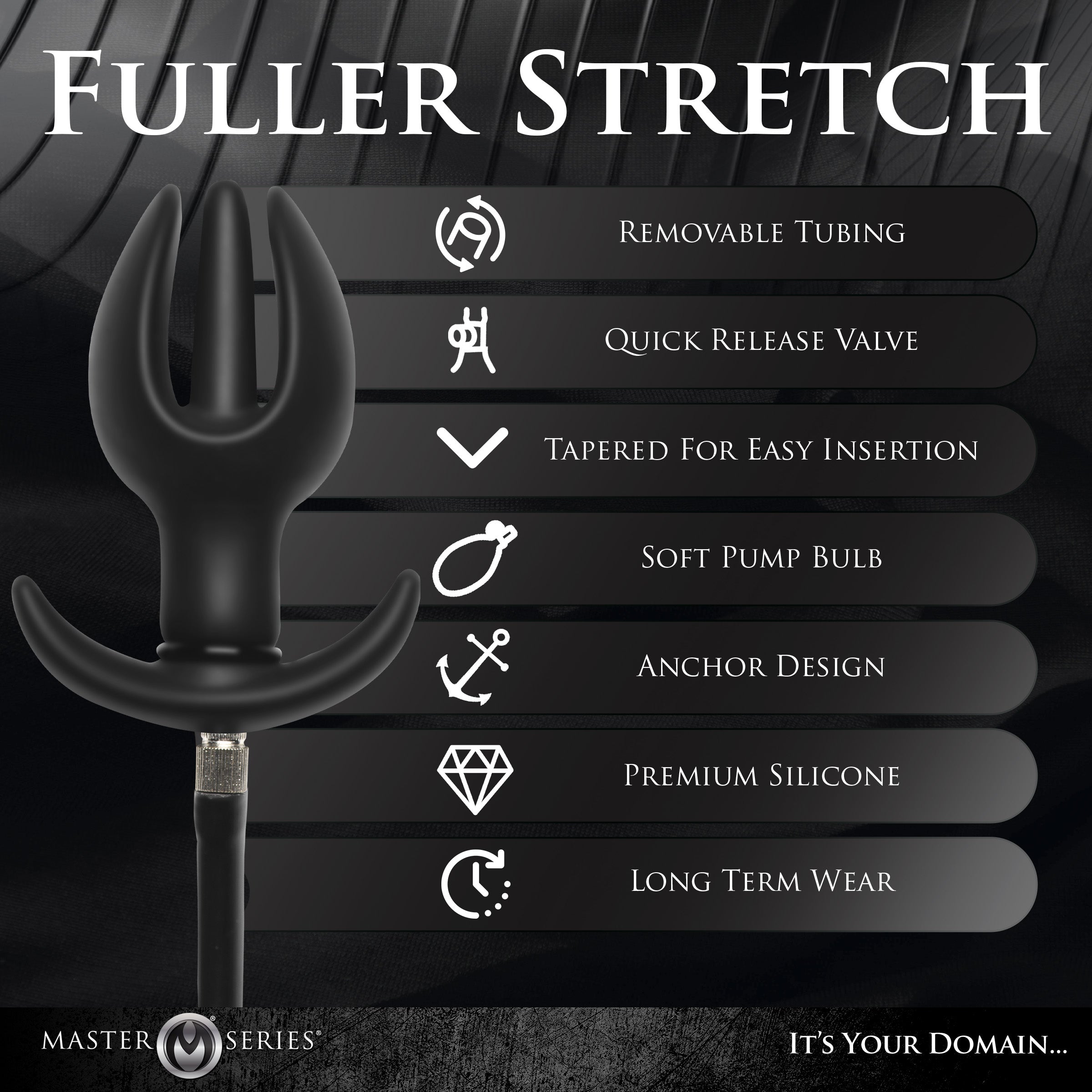 Ass Bound Anchor Inflatable Anal Plug | Flared Base Healthy & Active Ass Bound Anchor Inflatable Anal Plug | Flared Base Healthy & Active