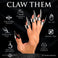 5pc Sensation Play Claw Rings