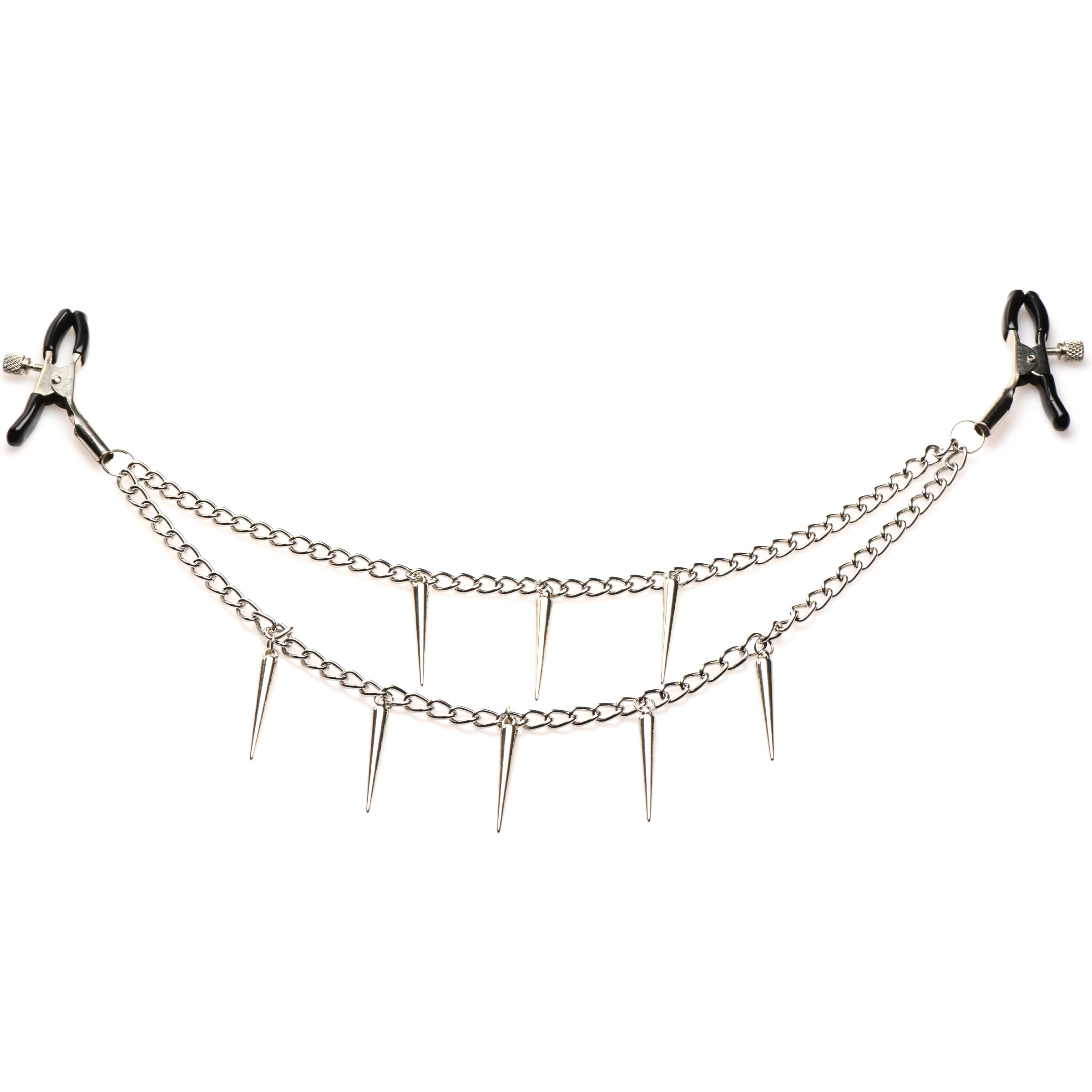 Double Chain Nipple Clamps | Nickel-Free Metal Healthy & Active Double Chain Nipple Clamps | Nickel-Free Metal Healthy & Active