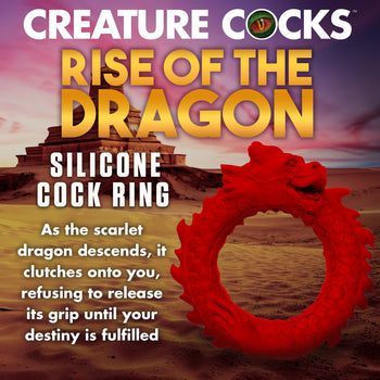 Rise of the Dragon Silicone Cock Ring 2