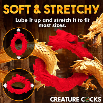 Rise of the Dragon Silicone Cock Ring 7