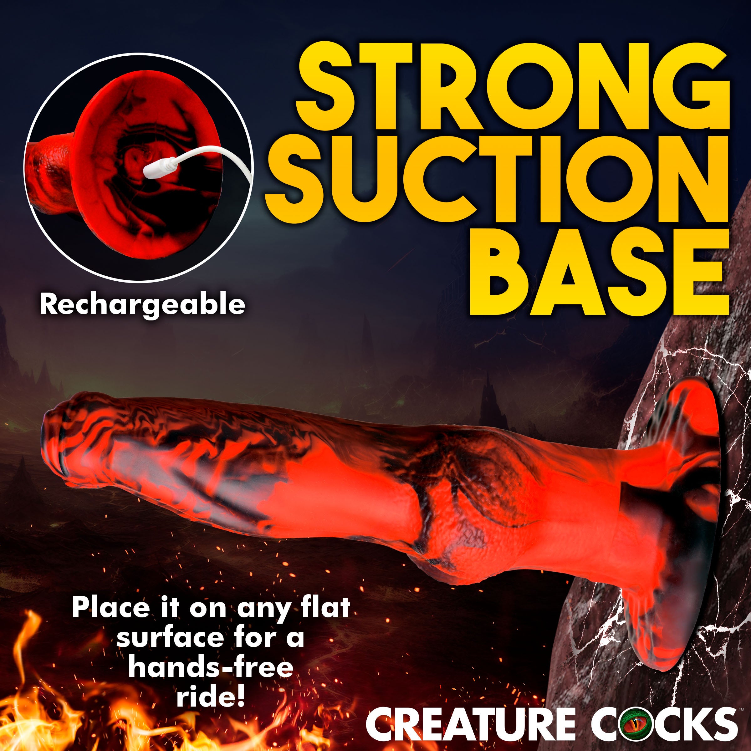 Hell Wolf Thrusting Vibrating Silicone Dildo | Knotted Healthy & Active Hell Wolf Thrusting Vibrating Silicone Dildo | Knotted Healthy & Active