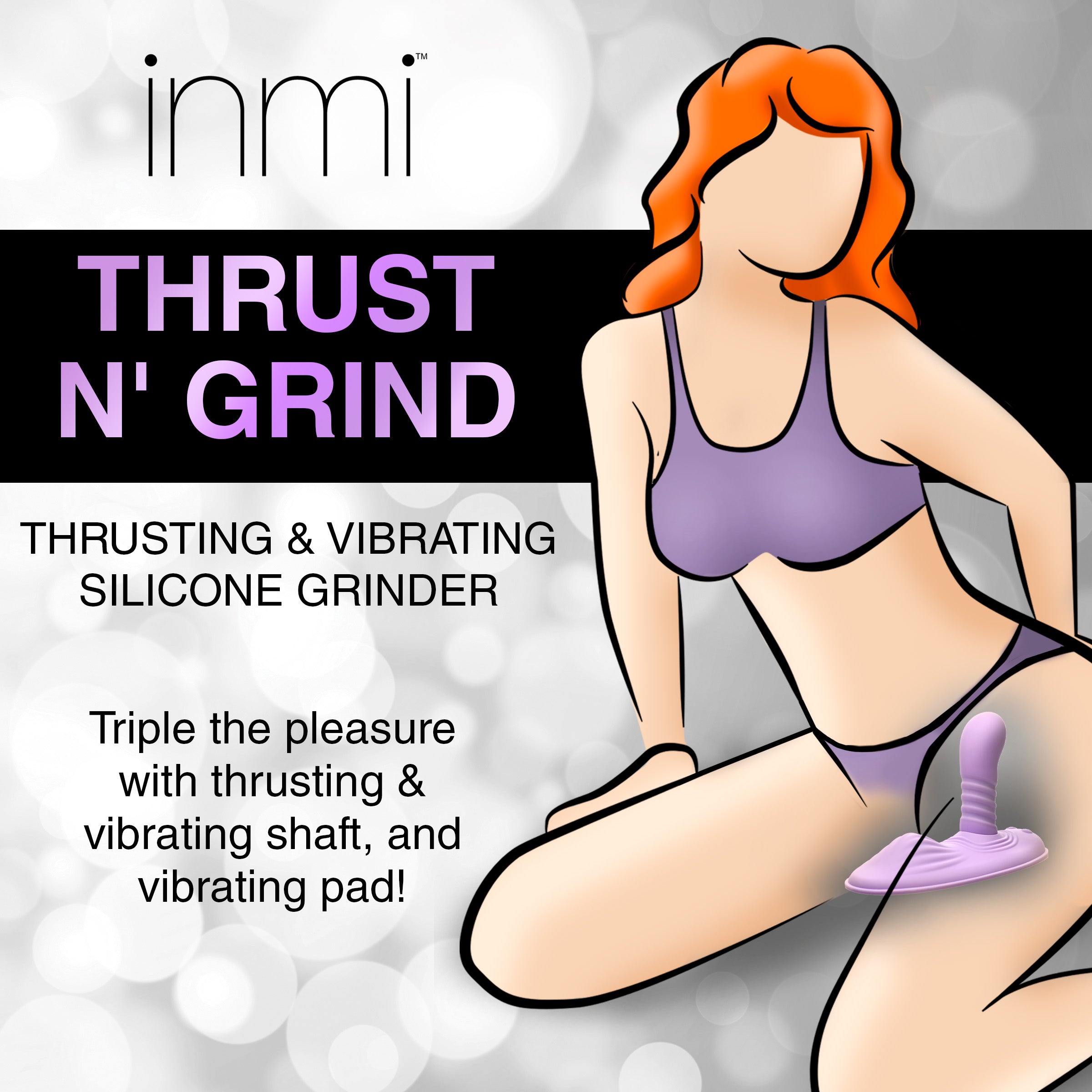 Thrust n Grind Thrusting Vibrating Silicone Sex Grinder Healthy & Active Thrust n Grind Thrusting Vibrating Silicone Sex Grinder Healthy & Active