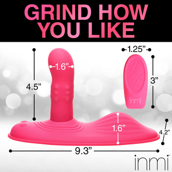 Spin n' Grind Rotating and Vibrating Silicone Sex Grinder