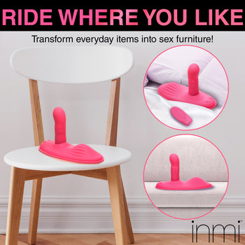 Spin n' Grind Rotating and Vibrating Silicone Sex Grinder