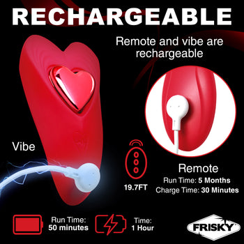 Love Connection Silicone Panty Vibe with Remote Control 7
