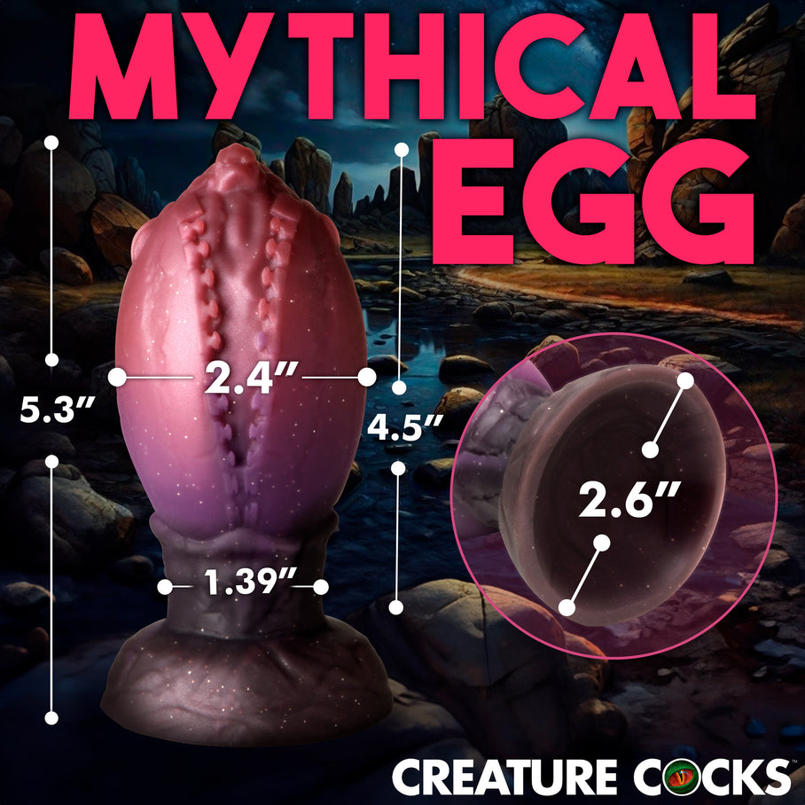 Large Dragon Hatch Silicone Egg + Free Lubricant
