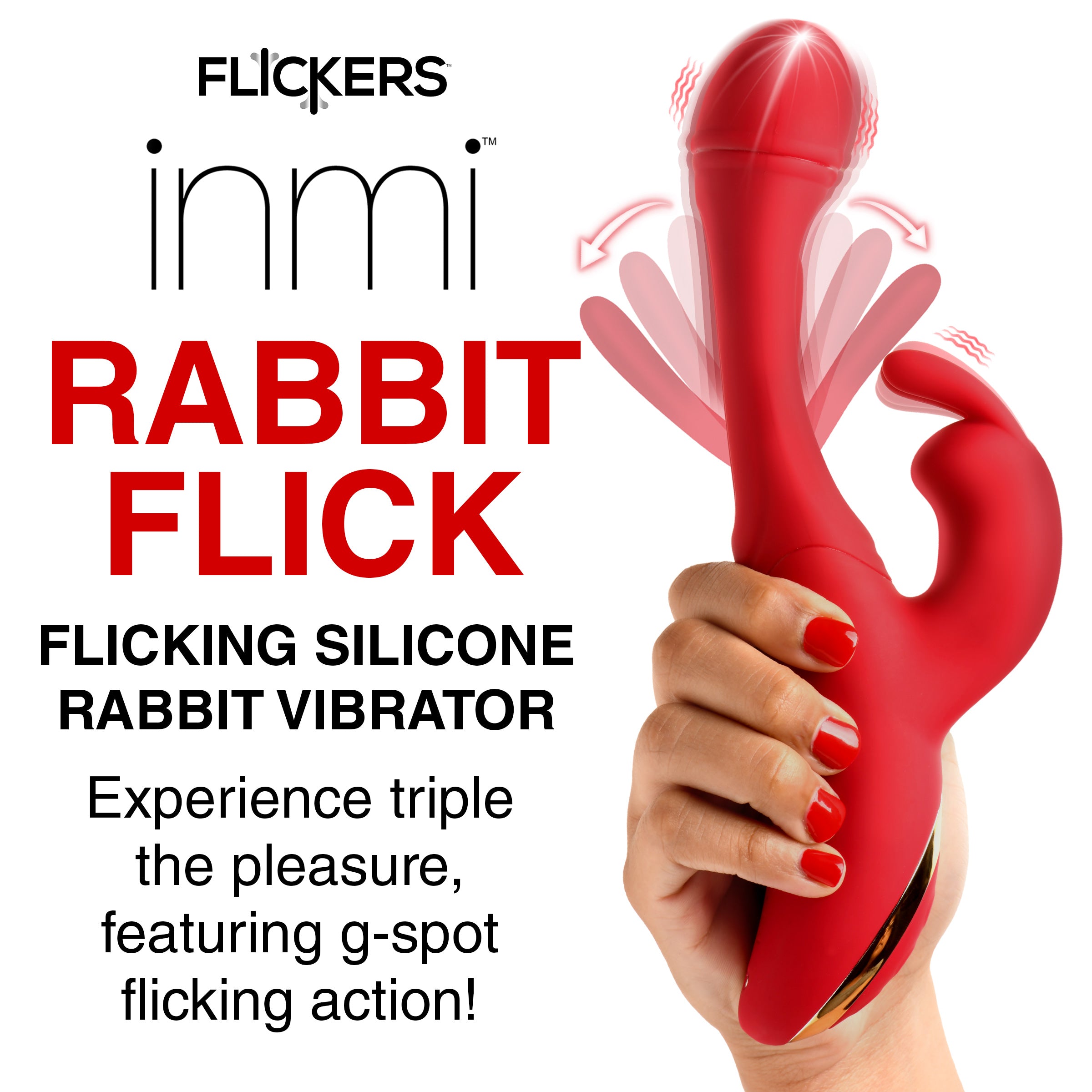 Flicking Silicone Rabbit Vibrator | IPX7 Waterproof Healthy & Active Flicking Silicone Rabbit Vibrator | IPX7 Waterproof Healthy & Active