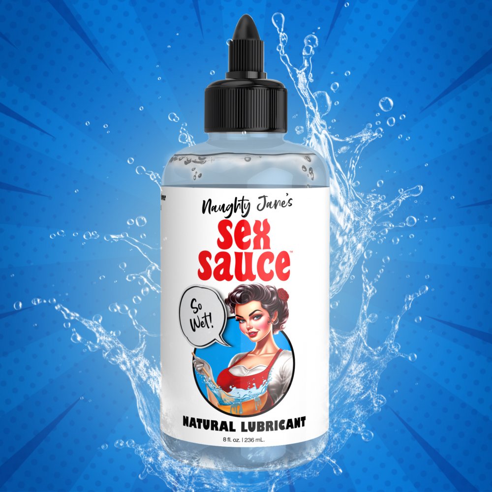 Naughty Jane's Sex Sauce Natural Lubricant | Wet Healthy & Active Naughty Jane's Sex Sauce Natural Lubricant | Wet Healthy & Active