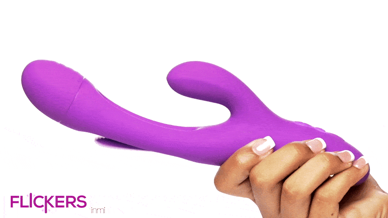 Tri Flick Silicone Flicking Rabbit Vibrator | 3-Way Healthy & Active Tri Flick Silicone Flicking Rabbit Vibrator | 3-Way Healthy & Active