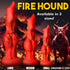 Fire Hound Silicone Dildo 7