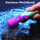 Rainbow Mini Silicone Wand