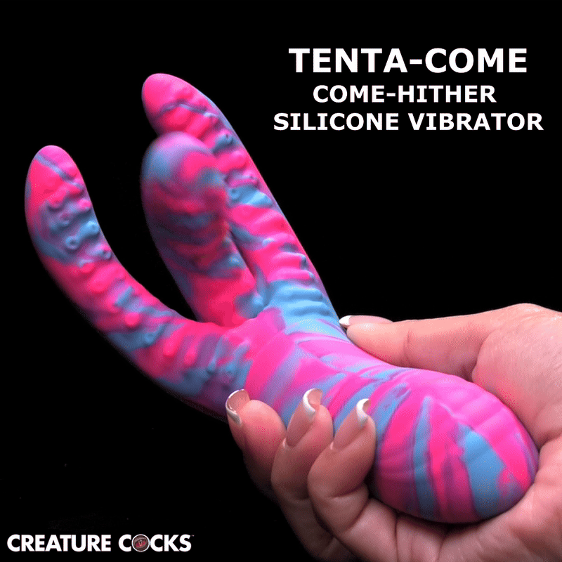 Tenta-Come Come-Hither Tentacle Silicone Vibrator - Video Tenta-Come Come-Hither Tentacle Silicone Vibrator - Video