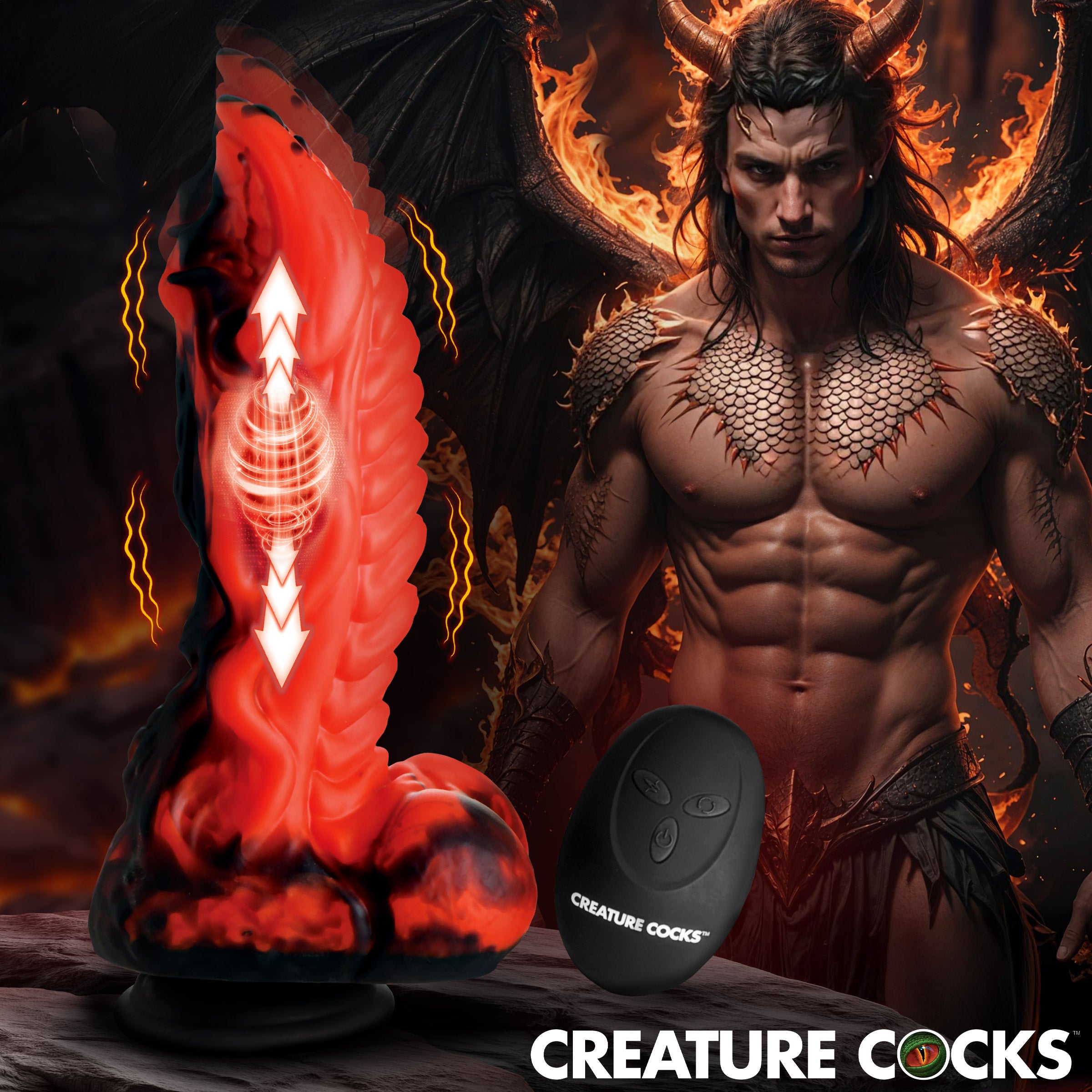 Dragon Thrust Thrusting Vibrating Silicone Dildo Healthy & Active Dragon Thrust Thrusting Vibrating Silicone Dildo Healthy & Active