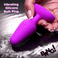 Flexible Vibrating Silicone Butt Plug