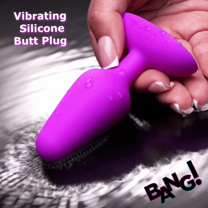 Flexible Vibrating Silicone Butt Plug