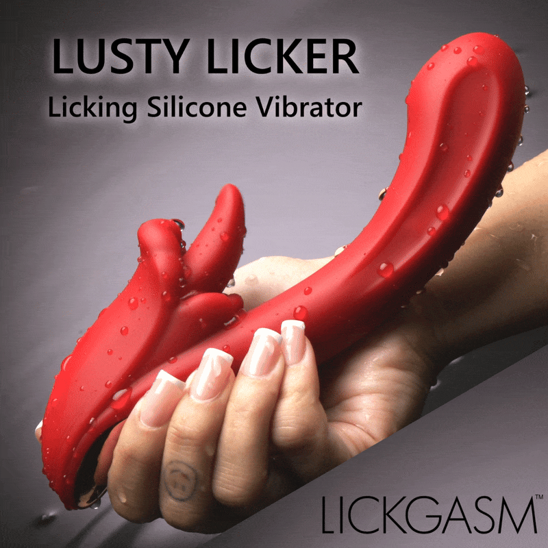 Lusty Licker Licking Silicone Vibrator - Video Lusty Licker Licking Silicone Vibrator - Video