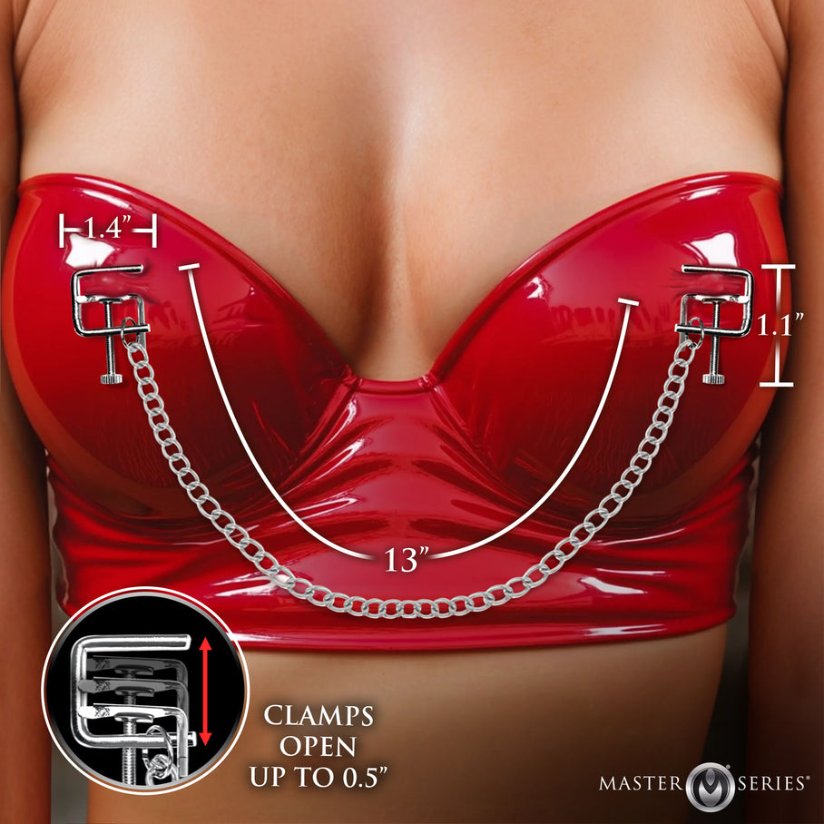 Pressure Vice Metal Nipple Clamps