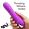 Thrusting Silicone Dildo