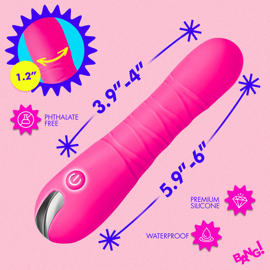 Thrusting Silicone Dildo