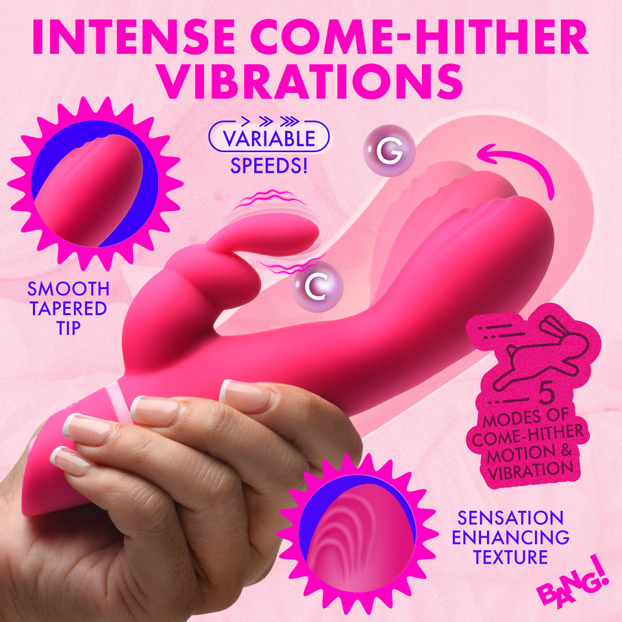 Come Hither Silicone Rabbit Vibrator