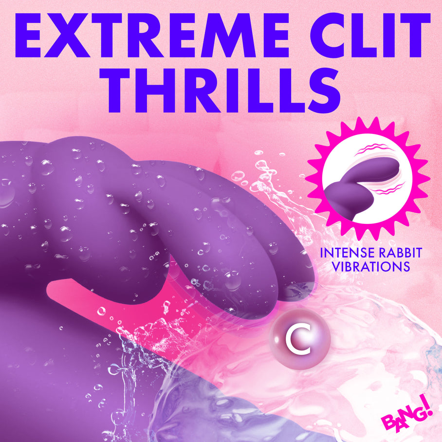 Thrusting Silicone Rabbit Vibrator