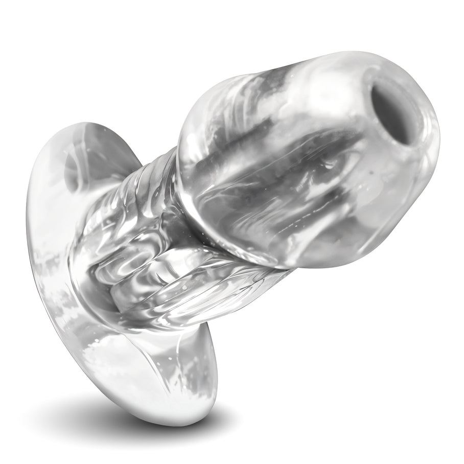 Dicked Clear Hollow Anal Plug