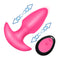 Thrusting & Vibrating Silicone Butt Plug