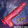 Vespid Thrusting & Vibrating Silicone Dildo