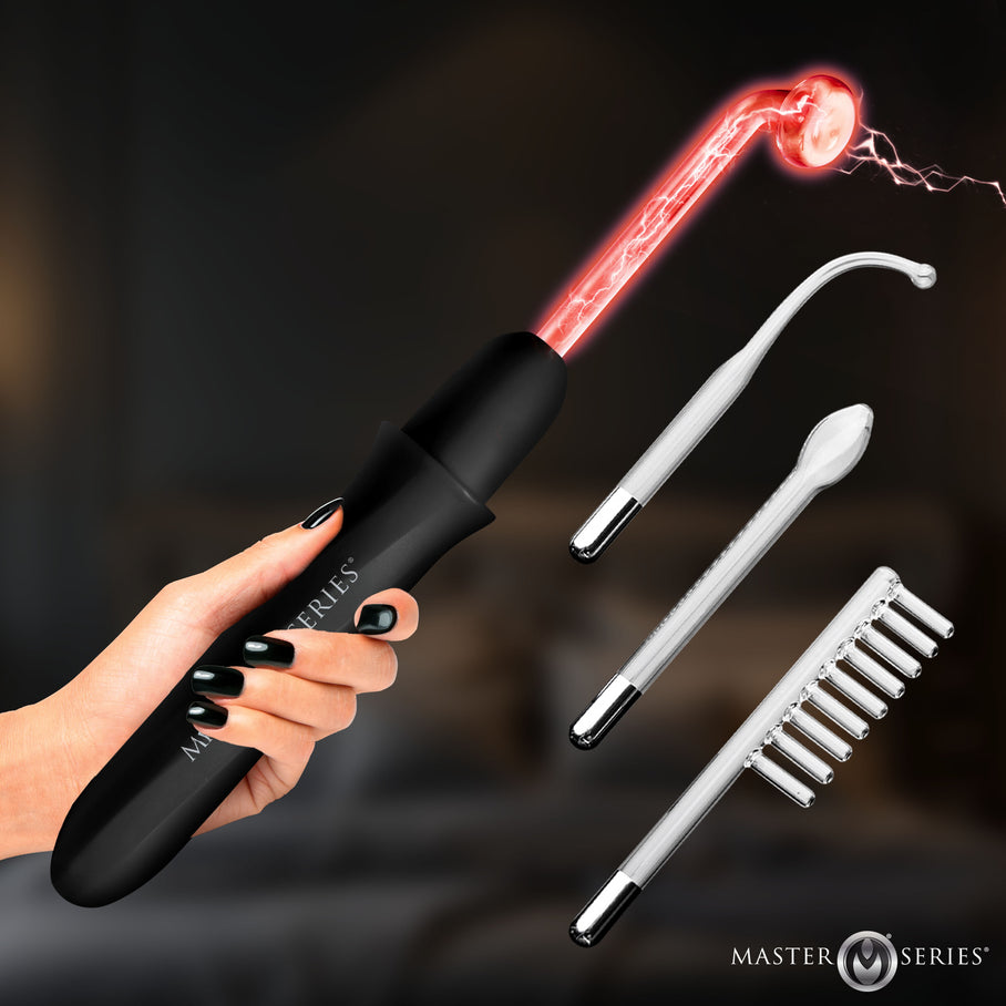 Elektrawand Rechargeable Violet Wand w/ Attachments