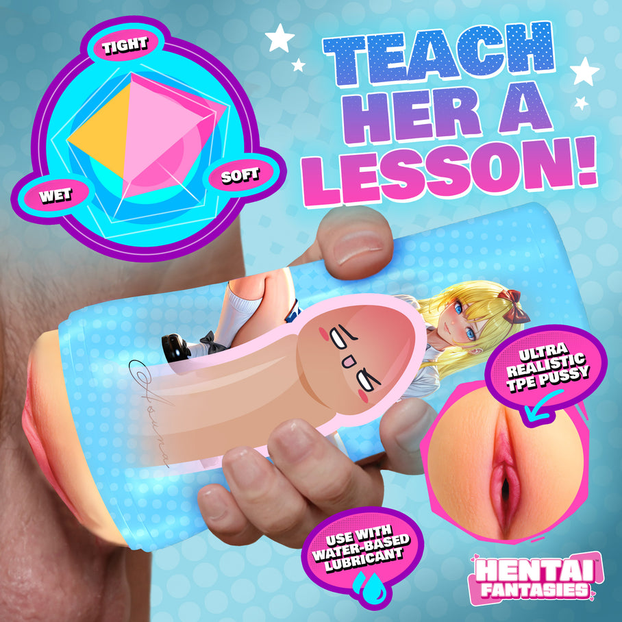 Asuna the School Girl Pussy Masturbator