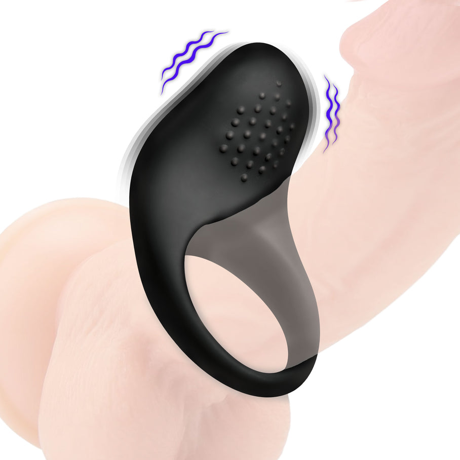 Vibrating Silicone Cock Ring