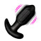 Bumpy Vibrating Silicone Butt Plug