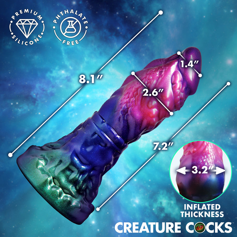 Gorge inflatable dildo adjustable girth 7.8 insertable body-safe silicone couples