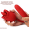 Blossom Kiss Kissing + Licking Clit Stimulator w/ Thrusting Vibrator