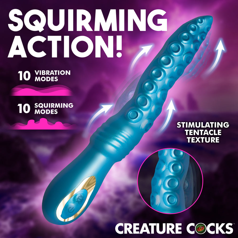 Tenta-Squirm Squirming Silicone Vibrator