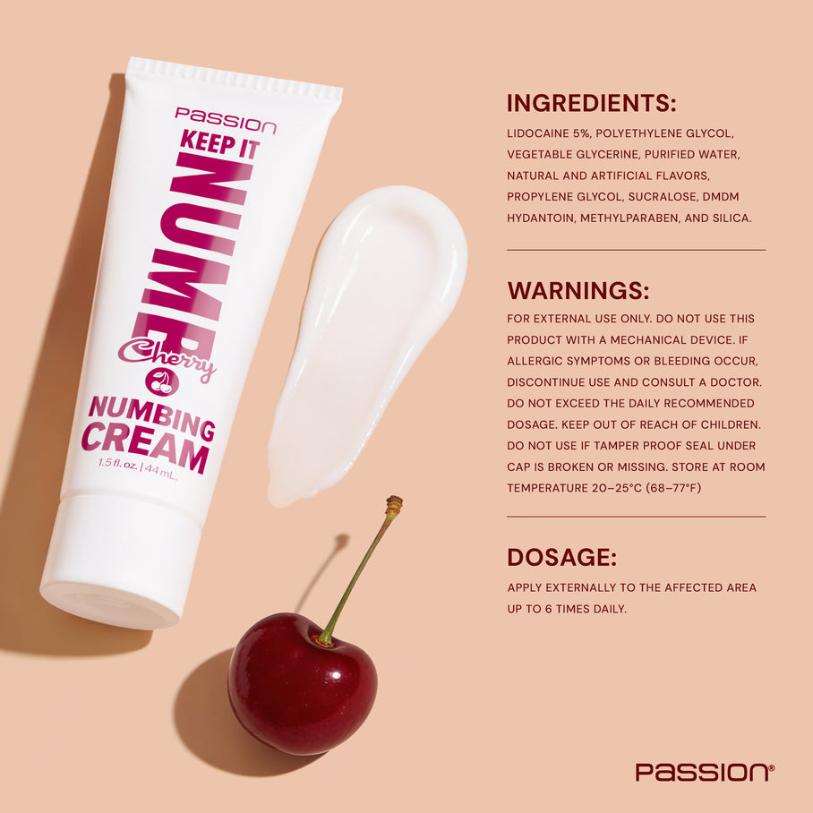 1.5oz Keep It Numb Cherry-Flavored Numbing Cream