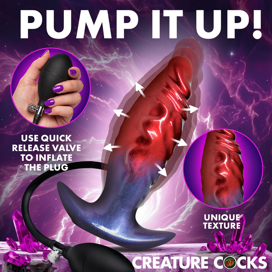 shop Anal Invader body-safe pump-up silicone anal plug Creature Cocks self-care online