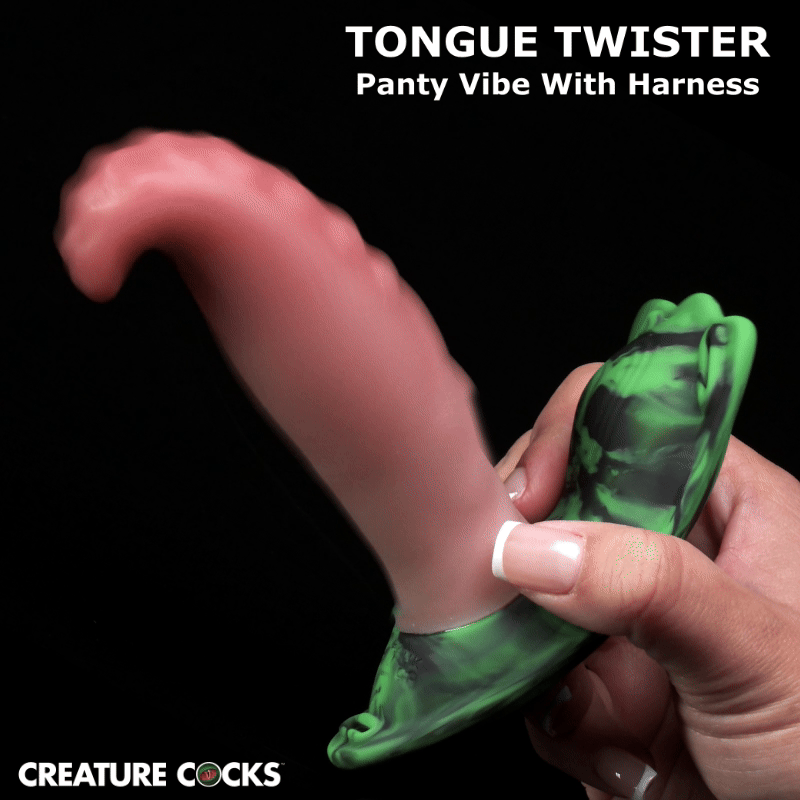 Tongue Twister Panty Vibe w/ Harness