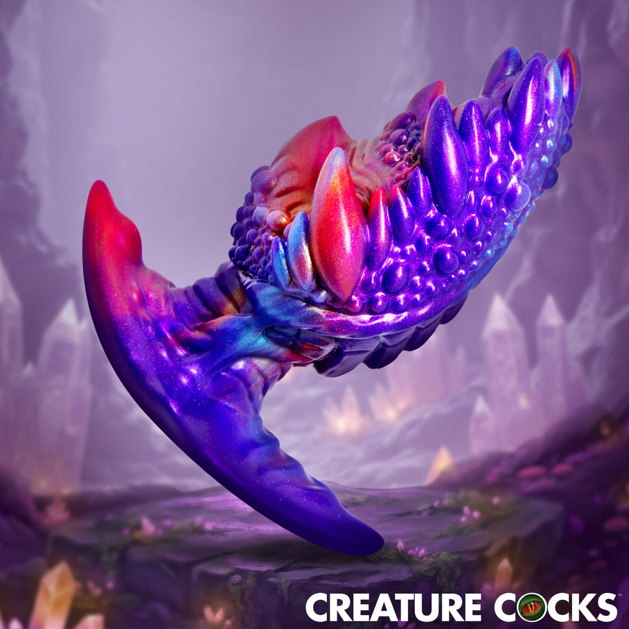 VOLKRON textured silicone anal plug by Creature Cocks for advanced
stretch fantasy exploration 