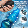 inflatable anal plug body-safe phthalate-free adjustable girth ergonomic base safe