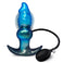 Blizzard body-safe inflatable plug adjustable crescent base phthalate-free
silicone