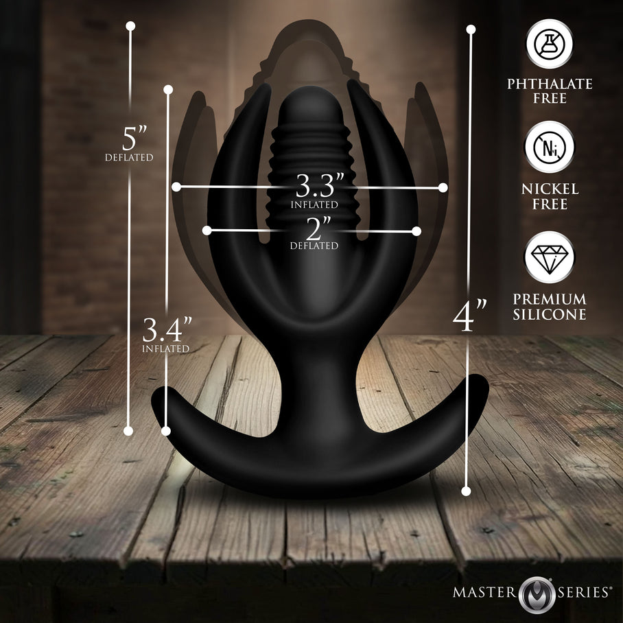 Ass Lock Magnetic Inflatable Anchor Anal Plug