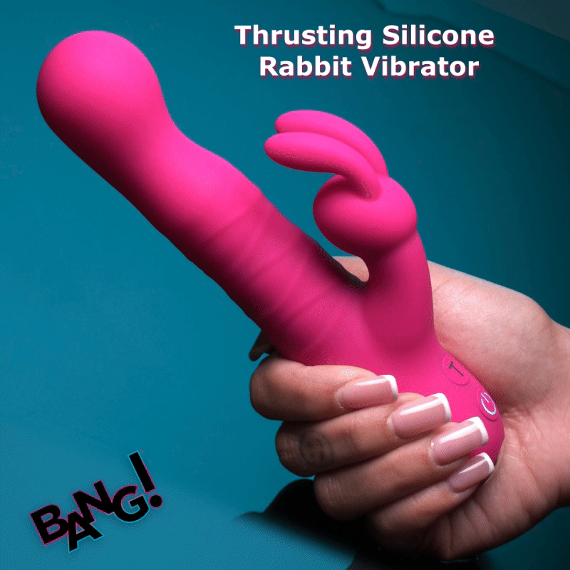 Silicone Thrusting Rabbit Vibrator