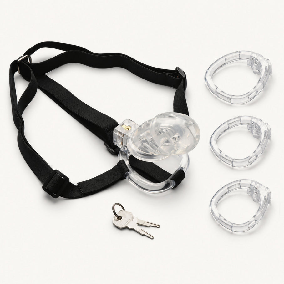 Confinement Clear Soft Chastity Cage