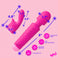 Silicone Vibrating Wand & G-Spot Attachment