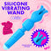 Silicone Vibrating Wand & Teaser Attachment